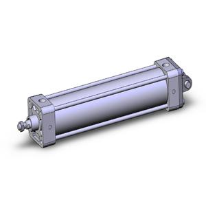 SMC VALVES NCDA1D250-1000 Spurstangenzylinder, 2.5 Zoll Größe, doppeltwirkender automatischer Umschalter | AM7YQQ