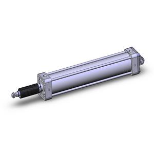 SMC VALVES NCDA1D250-1400K Tie Rod Cylinder, 2.5 Inch Size, Double Acting Auto Switcher | AM9ZBX