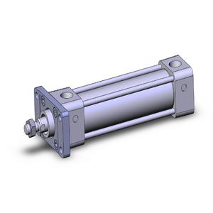 SMC VALVES NCDA1F150-0400 Spurstangenzylinder, 1.5 Zoll Größe, doppeltwirkender automatischer Umschalter | AL4KAT