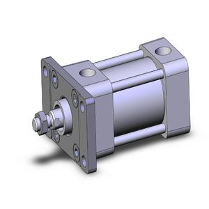 SMC VALVES NCDA1F200-0100N Tie Rod Cylinder, 2 Inch Size, Double Acting Auto Switcher | AN6AVP