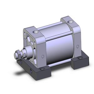 SMC VALVES NCDA1S400-0300 Spurstangenzylinder, 4 Zoll Größe, doppeltwirkender automatischer Umschalter | AN2PWB