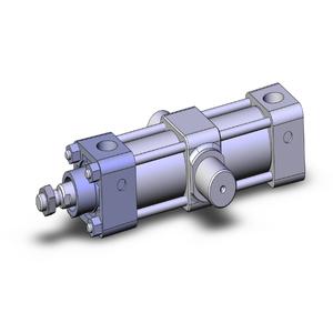 SMC VALVES NCDA1T150-0350 Spurstangenzylinder, 1.5 Zoll Größe, doppeltwirkender automatischer Umschalter | AM4DQL