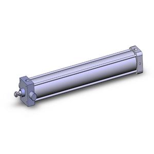 SMC VALVES NCDA1U250-1800 Tie Rod Cylinder, 2.5 Inch Size, Double Acting Auto Switcher | AM9ZLA
