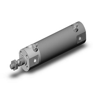 SMC VALVES NCDGBA20-0150 Zylinder mit rundem Körper, 20 mm Größe, doppeltwirkender automatischer Umschalter | AL7FCM