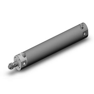 SMC VALVES NCDGBA25-0600 Zylinder mit rundem Körper, 25 mm Größe, doppeltwirkender automatischer Umschalter | AL3ZEY