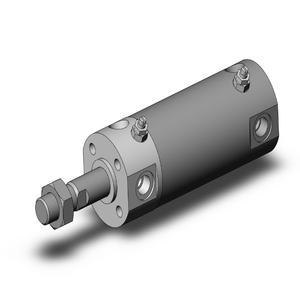 SMC VALVES NCDGBA32-0100-XC6 Round Body Cylinder, 32 mm Size | AN6GPK