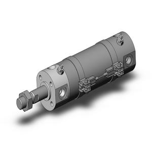 SMC VALVES NCDGBA32-0200-M9PSAPC Zylinder mit rundem Körper, 32 mm Größe, doppeltwirkender automatischer Umschalter | AP2ZRX