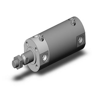 SMC VALVES NCDGBA40-0100 Zylinder mit rundem Körper, 40 mm Größe, doppeltwirkender automatischer Umschalter | AL3ZFR
