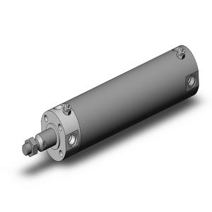 SMC VALVES NCDGBA50-0600 Zylinder mit rundem Körper, 50 mm Größe, doppeltwirkender automatischer Umschalter | AL3ZGL