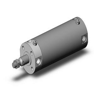 SMC VALVES NCDGBA63-0400 Zylinder mit rundem Körper, 63 mm Größe, doppeltwirkender automatischer Umschalter | AL3ZJB
