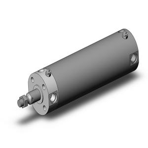 SMC VALVES NCDGBA63-0600 Zylinder mit rundem Körper, 63 mm Größe, doppeltwirkender automatischer Umschalter | AL3ZJF