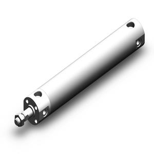 SMC VALVES NCDGBN25-0500 Zylinder mit rundem Körper, 25 mm Größe, doppeltwirkender automatischer Umschalter | AL8UPA