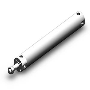 SMC VALVES NCDGBN32-0800 Zylinder mit rundem Körper, 32 mm Größe, doppeltwirkender automatischer Umschalter | AL8JHU