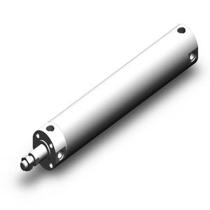 SMC VALVES NCDGBN50-1000 Zylinder mit rundem Körper, 50 mm Größe, doppeltwirkender automatischer Umschalter | AN7JFP