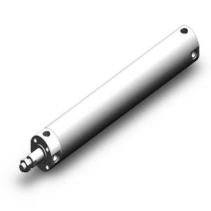 SMC VALVES NCDGBN50-1200 Zylinder mit rundem Körper, 50 mm Größe, doppeltwirkender automatischer Umschalter | AM9ZPH