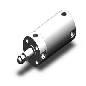 SMC VALVES NCDGBN63-0200 Zylinder mit rundem Körper, 63 mm Größe, doppeltwirkender automatischer Umschalter | AL8VPL