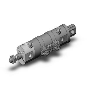 SMC VALVES NCDGCA20-0100-M9PWSAPC Zylinder mit rundem Körper, 20 mm Größe, doppeltwirkender automatischer Umschalter | AN4WNL
