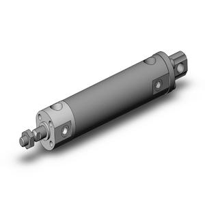 SMC VALVES NCDGCN20-0200 Zylinder mit rundem Körper, 20 mm Größe, doppeltwirkender automatischer Umschalter | AN3WJL