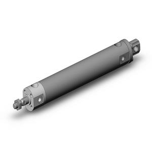 SMC VALVES NCDGCN20-0400 Zylinder mit rundem Körper, 20 mm Größe, doppeltwirkender automatischer Umschalter | AM2VYQ