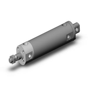 SMC VALVES NCDGCN25-0200 Zylinder mit rundem Körper, 25 mm Größe, doppeltwirkender automatischer Umschalter | AM4UMY