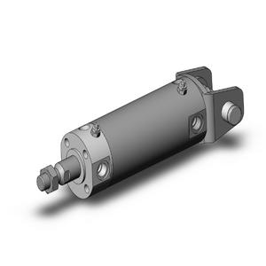 SMC VALVES NCDGDA40-0200-XC6 Zylinder mit rundem Körper, 40 mm Größe | AN9AYV