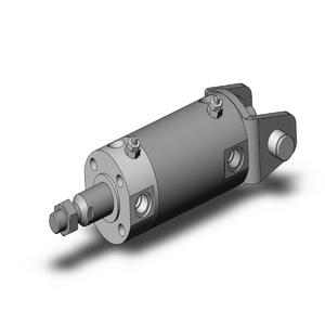 SMC VALVES NCDGDA50-0100 Zylinder mit rundem Körper, 50 mm Größe, doppeltwirkender automatischer Umschalter | AM7ACW