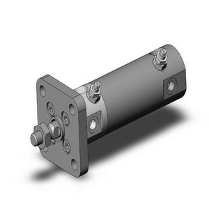 SMC VALVES NCDGFA20-0050 Zylinder mit rundem Körper, 20 mm Größe, doppeltwirkender automatischer Umschalter | AM9ZQZ