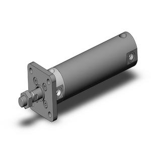 SMC VALVES NCDGFN32-0300 Zylinder mit rundem Körper, 32 mm Größe, doppeltwirkender automatischer Umschalter | AM8ATB