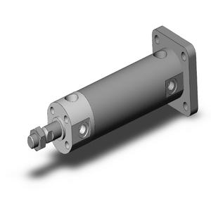 SMC VALVES NCDGGN25-0150 Zylinder mit rundem Körper, 25 mm Größe, doppeltwirkender automatischer Umschalter | AM9ZRR