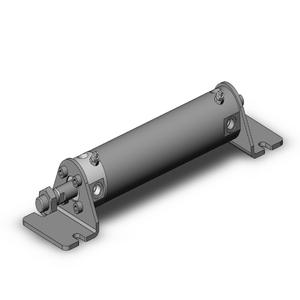 SMC VALVES NCDGLA32-0400 Zylinder mit rundem Körper, 32 mm Größe, doppeltwirkender automatischer Umschalter | AM8ATC