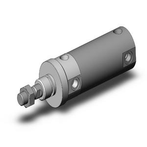 SMC VALVES NCDGNN32-0100 Zylinder mit rundem Körper, 32 mm Größe, doppeltwirkender automatischer Umschalter | AM9ZTP