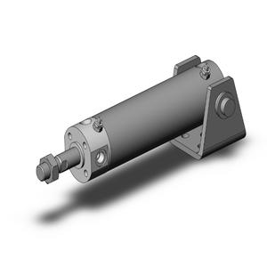 SMC VALVES NCDGTA32-0300 Zylinder mit rundem Körper, 32 mm Größe, doppeltwirkender automatischer Umschalter | AN9EFX