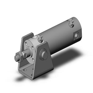 SMC VALVES NCDGUA25-0100 Zylinder mit rundem Körper, 25 mm Größe, doppeltwirkender automatischer Umschalter | AM9ZUG