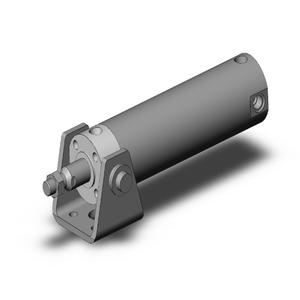 SMC VALVES NCDGUN50-0500 Zylinder mit rundem Körper, 50 mm Größe, doppeltwirkender automatischer Umschalter | AM9ZVG