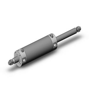 SMC VALVES NCDGWBA50-0400 Round Body Cylinder, 50 mm Size, Double Rod Auto Switcher | AN4GPH