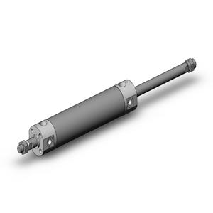 SMC VALVES NCDGWBN25-0300 Round Body Cylinder, 25 mm Size, Double Rod Auto Switcher | AP3BNX