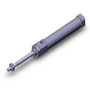 SMC VALVES NCDJ2B10-100T-B Zylinder mit rundem Körper, 10 mm Größe, einfachwirkender automatischer Umschalter | AN6ZGX