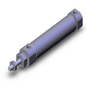 SMC VALVES NCDJ2B16-200-B Zylinder mit rundem Körper, 16 mm Größe, doppeltwirkender automatischer Umschalter | AL7FDN