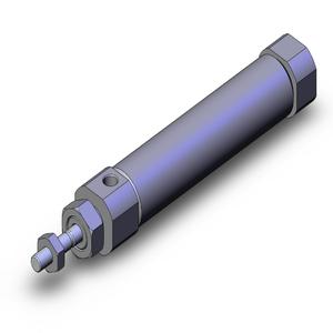 SMC VALVES NCDJ2B16-200R-B Round Body Cylinder, 16 mm Size, Double Acting Auto Switcher | AL7FDP