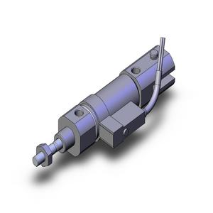 SMC VALVES NCDJ2D16-050-C73LS Zylinder mit rundem Körper, 16 mm Größe, doppeltwirkender automatischer Umschalter | AM7FRP