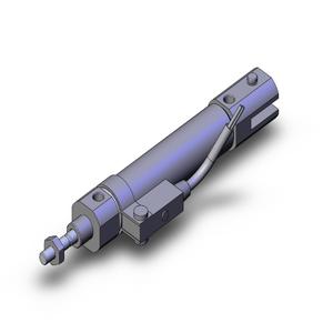 SMC VALVES NCDJ2D16-200-H7A2LS Zylinder mit rundem Körper, 16 mm Größe, doppeltwirkender automatischer Umschalter | AL9ZRA