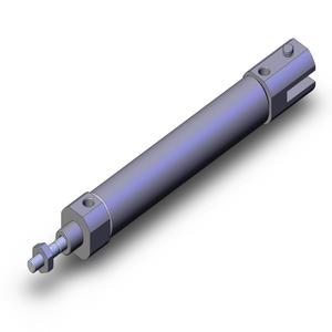 SMC VALVES NCDJ2D16-300-B Zylinder mit rundem Körper, 16 mm Größe, doppeltwirkender automatischer Umschalter | AL9VRF