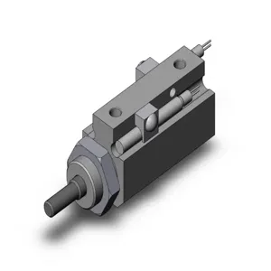 SMC VALVES NCDJPB15-075D-90 Round Body Cylinder, 15 mm Size, Double Acting Auto Switcher | AM9GZX