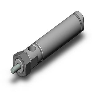 SMC VALVES NCDMB075-0150 Round Body Cylinder, .75 Inch Size, Double Acting Auto Switcher | AL7FEM