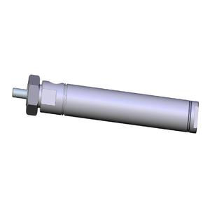 SMC VALVES NCDMB075-0300C Round Body Cylinder, .75 Inch Size, Double Acting Auto Switcher | AM7EQC