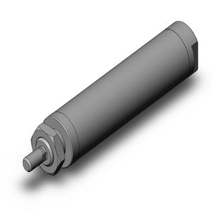 SMC VALVES NCDMB106-0200S Zylinder mit rundem Körper, 1 1/16 Zoll Größe, einfachwirkender Signalgeber | AM8ZZE