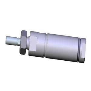 SMC VALVES NCDMB125-0100 Round Body Cylinder, 1.25 Inch Size, Double Acting Auto Switcher | AL9LXH