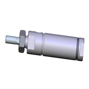 SMC VALVES NCDMB125-0100C Round Body Cylinder, 1.25 Inch Size, Double Acting Auto Switcher | AL9ZRW