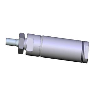SMC VALVES NCDMB125-0200 Round Body Cylinder, 1.25 Inch Size, Double Acting Auto Switcher | AM4DJZ