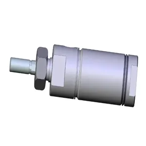 SMC VALVES NCDMB150-0050 Round Body Cylinder, 1.5 Inch Size, Double Acting Auto Switcher | AM4TJJ